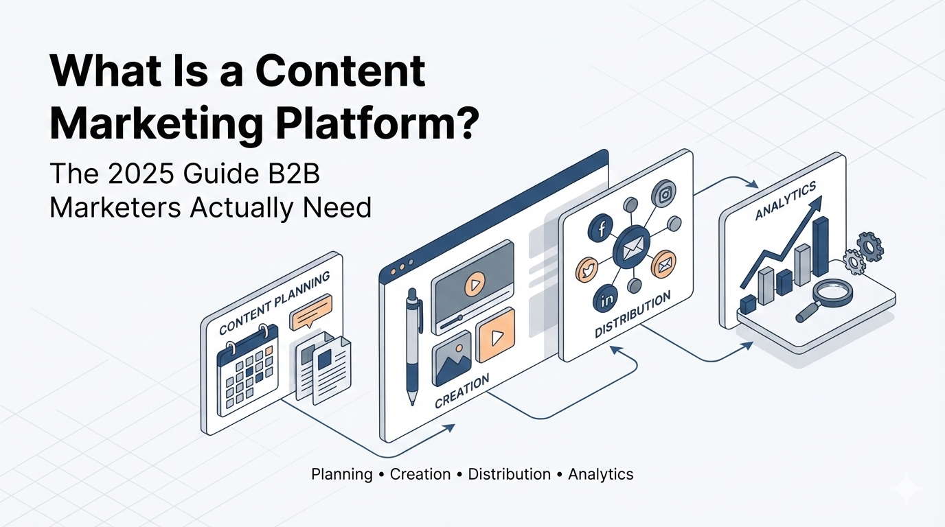 What Is a Content Marketing Platform? The 2025 Guide B2B Marketers Actually Need